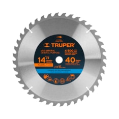 SIERRA CIRCULAR DIAMANTADA 14”X1” 40 DIENTES #18322 – TRUPER