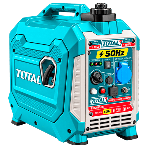 GENERADOR A GASOLINA SILENCIOSO ENCAPSULADO 50HZ 1100W – TOTAL