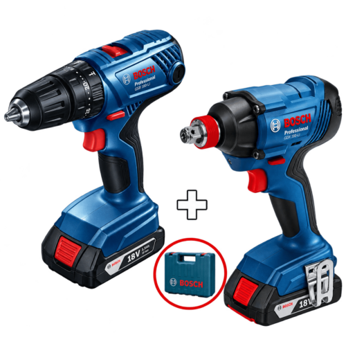 ATORN. IMP. 18V TALADRO PERC. 18V INAL. +GSB180-LI INCL. 2BAT 2.0Ah Y CARGADOR