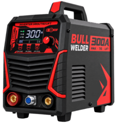MAQUINA DE SOLDAR INVERTER 300A 2 EN 1 MMA/TIG LIFT (#BW-ARC-300TL) – BULL WELDER