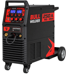 MAQUINA DE SOLDAR INVERTER MULTIFUNCION 3 EN 1 (MIG-MMA-SPOOL GUN) 220V-250A BW-MSE-250K – BULL WELDER