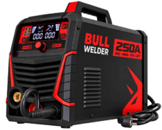 MAQUINA DE SOLDAR INVERTER MULTIFUNCION 4 EN 1 (MIG-MMA-TIG LIFT) SPOOL GUN ALUMINIO 250A BW-MSET-250 – BULL WELDER