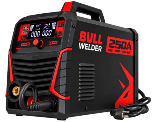 MAQUINA DE SOLDAR INVERTER MULTIFUNCION 4 EN 1 (MIG-MMA-TIG LIFT) SPOOL GUN ALUMINIO 250A BW-MSET-250 – BULL WELDER
