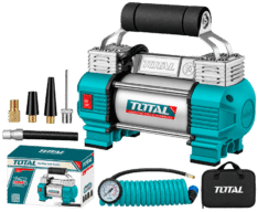 MINI COMPRESOR DE AIRE + MALETA 12V 120PSI (#TTAC2506) – TOTAL