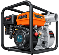 MOTOBOMBA A GASOLINA 4″X4″ / 9HP / #17118 – TRUPER
