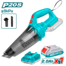 ASPIRADORA 20V + 1BAT 2.0AH + CARGADOR – TOTAL