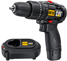 TALADRO ATORNILLADOR IMPACTO 12V + 1 BATERIA 2.0AH ( DX15 )- CAT