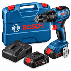 TALADRO PERCUTOR +2BATERIAS 2.0AH C/MALETA L-CASE (#GSB 18V-50) – BOSCH
