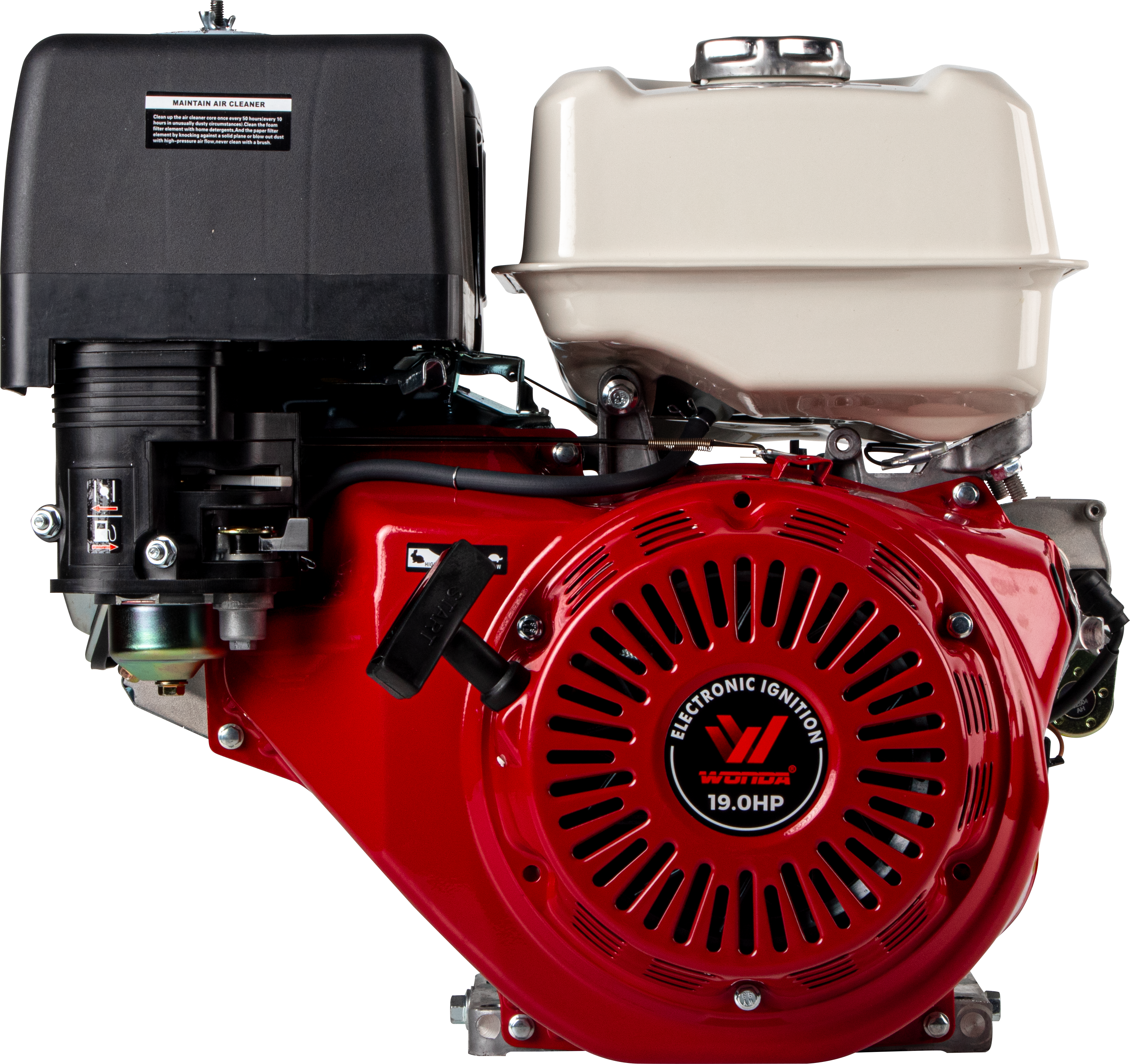 MOTOR GASOLINERO CON ARRANQUE ELECTRICO WX-460E (19 HP) – WONDA