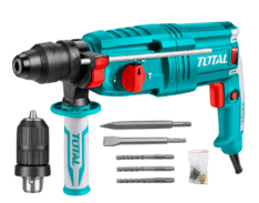 ROTOMARTILLO SDS PLUS 800W / 2.5J + ACOPLE DE BROCA + ACCESORIOS #TH308268-2 – TOTAL