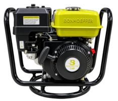 VIBRADORA DE CONCRETO CON MOTOR GASOLINERO 7HP BONHOEFFER + MANGUERA DE 1.1/2″ x 6 METROS – NACIONAL