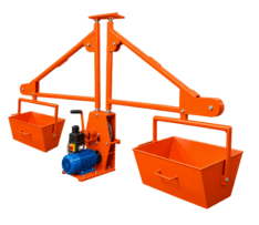 WINCHE ELECTRICA DOS BALDES CON CASTILLO Y MOTOR TRIFASICO. 7.5HP / WELKER – NACIONAL
