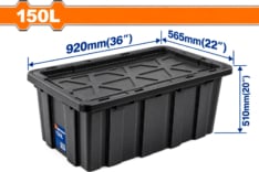 CONTENEDOR DE PLÁSTICO 150L -WADFOW