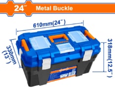 MALETA PORTA HERRAMIENTAS CON SEGURO METÁLICO 24″ – WADFOW